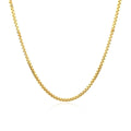 14K Yellow Gold Classic Box Chain 1.4Mm