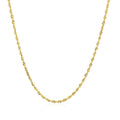14K Yellow Gold Light Rope Chain 1.5Mm