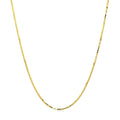 14K Yellow Gold Octagonal Box Chain 1.0Mm