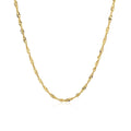14K Yellow Gold Singapore Chain 1.7Mm