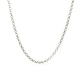 2.3Mm 14K White Gold Rolo Chain