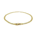 3.2Mm 10K Yellow Gold Mariner Link Anklet