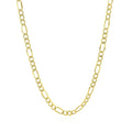 3.5Mm 14K Yellow Gold Lite Figaro Chain