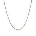 Rhodium Plated 1.7Mm Sterling Silver Sparkle Style Chain