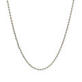 Sterling Silver 1.4Mm Diamond Cut Rope Style Chain