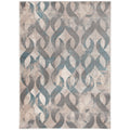 Lenox Contemporary Multi Grey Blue Area Rug