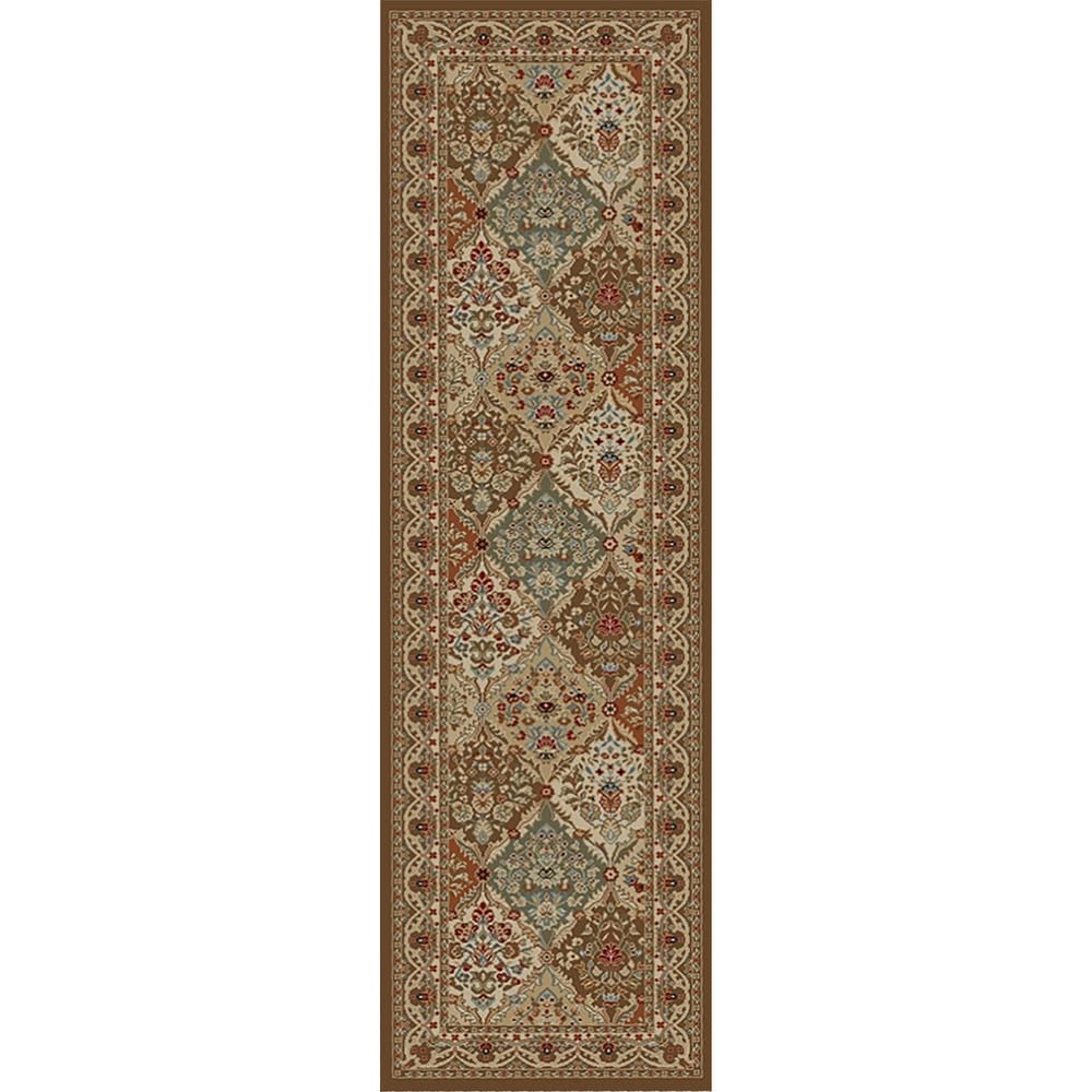 Traditional Panel Kerman Multicolor Area Rug 710 X 910