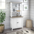 Mayfield 5 Shelf Bookcase With Doors By Bush Furniture