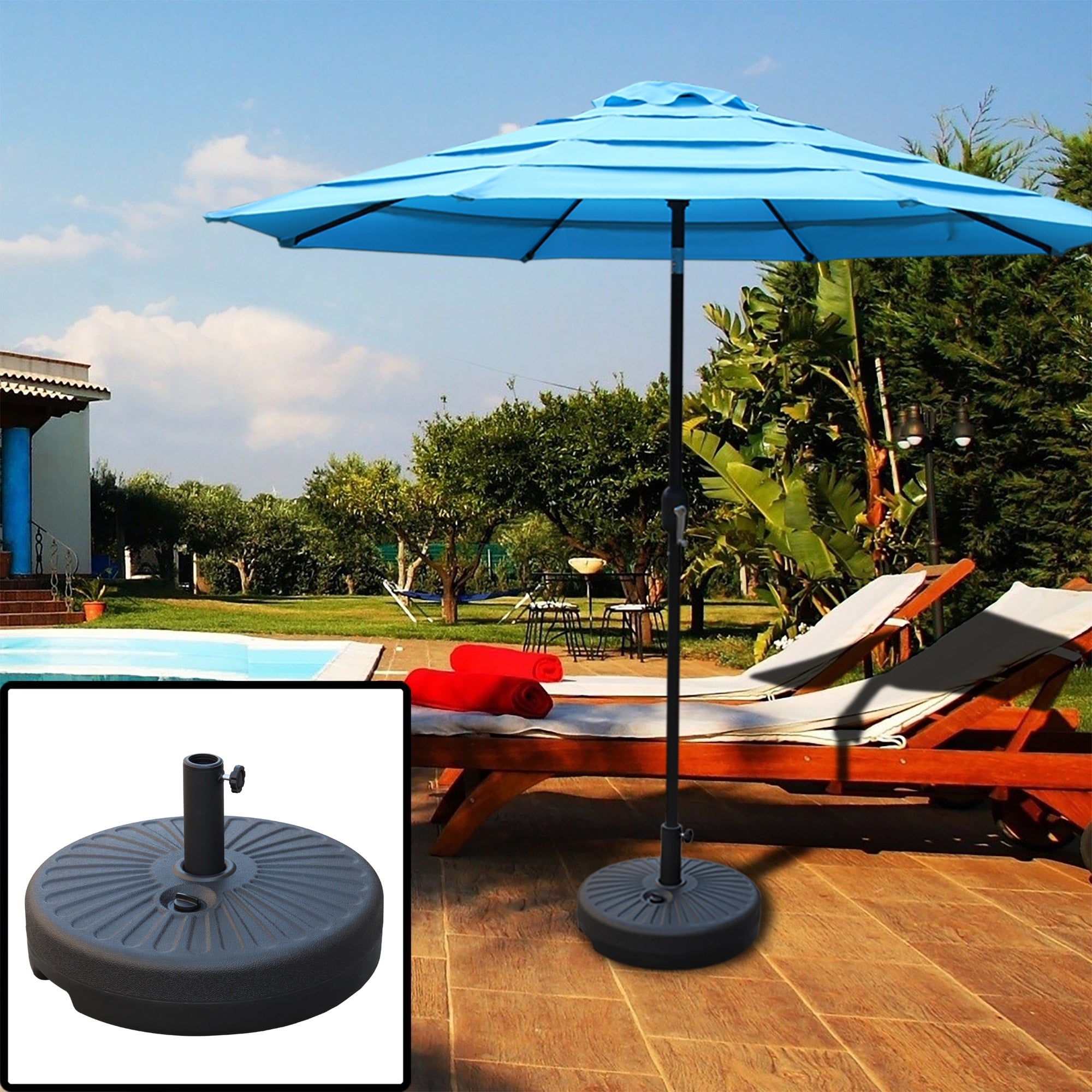 Maypex 48.5Lbs Water Injection Umbrella Base