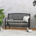 Double Seaters Steel Glider Bench