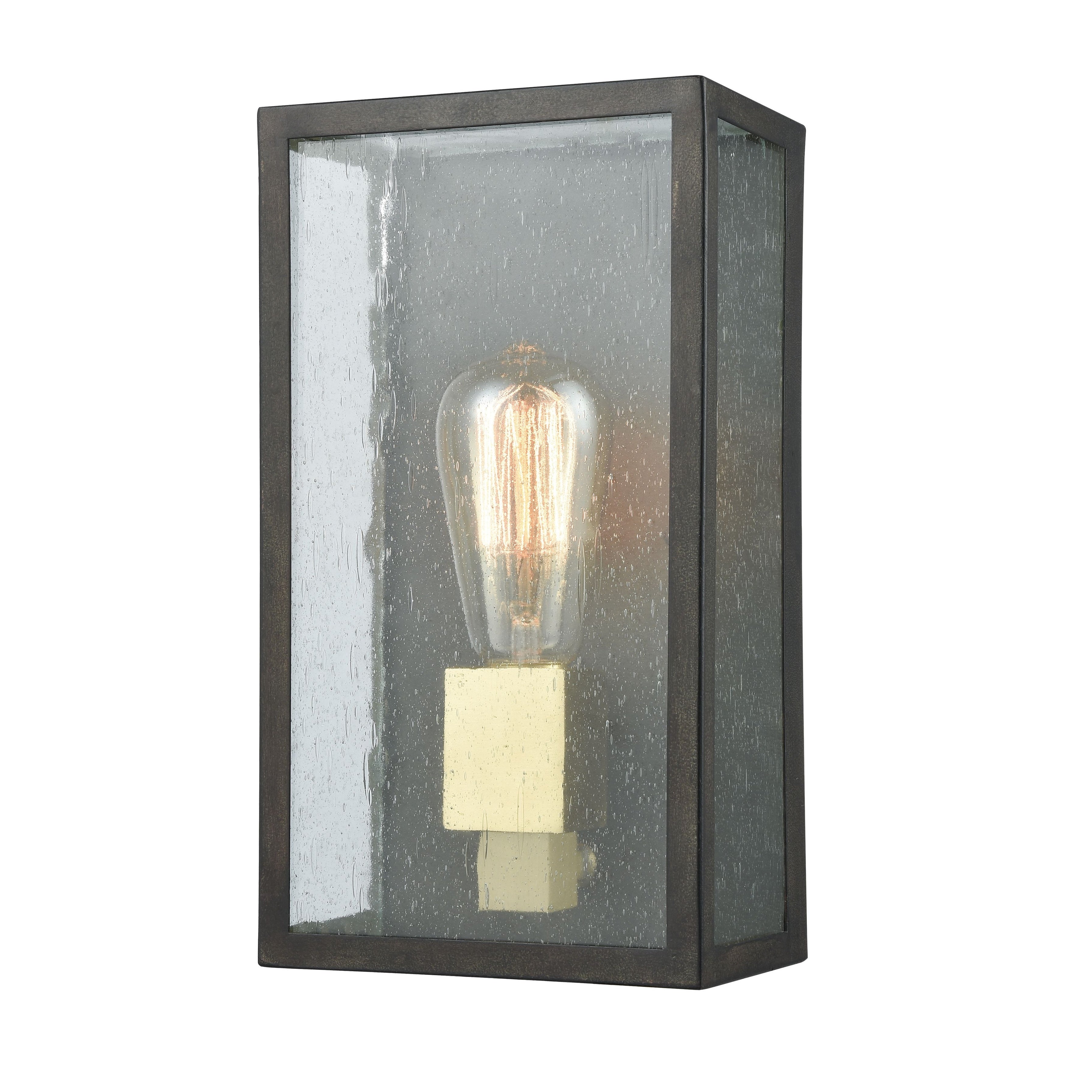 Mckenzie 11 High 1 Light Outdoor Sconce Blackened Bronze 11 Inch Tall
