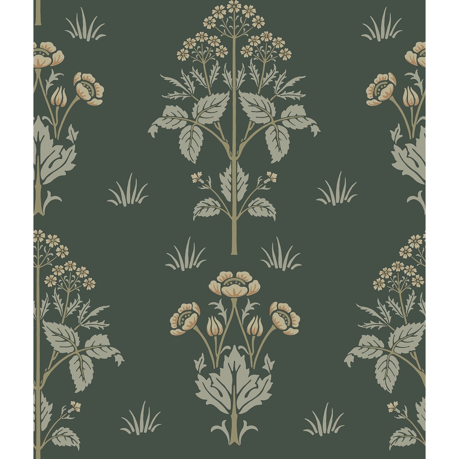 Meadow Sweet Bayleaf And Manilla Peel And Stick Wallpaper