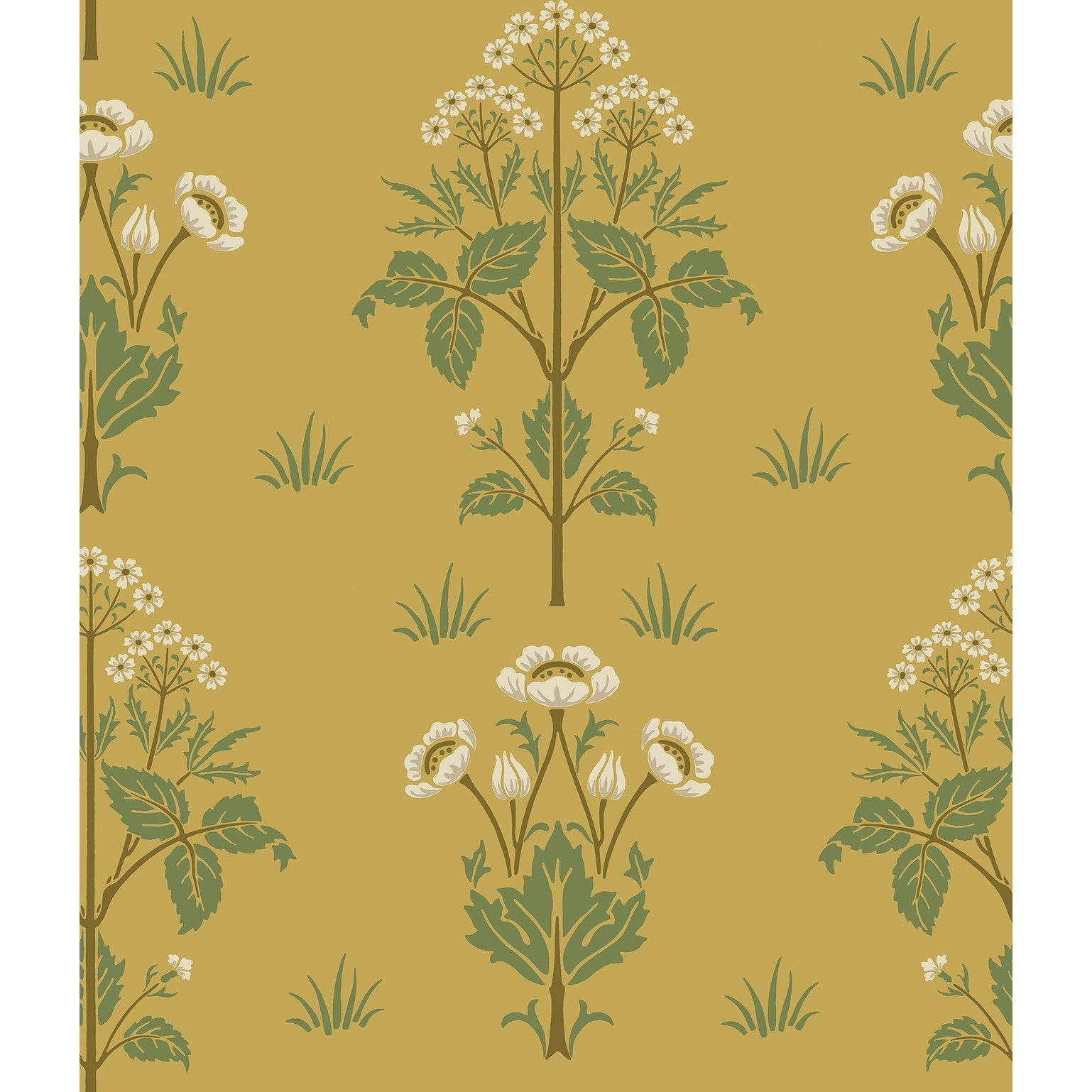 Meadow Sweet Saffron And Thyme Peel And Stick Wallpaper