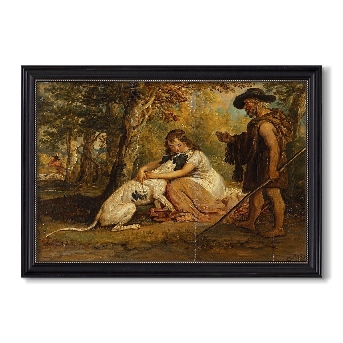 Measure For Measure Or The Biter Bit 1840 James Ward Custom Framed Canvas