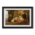 Measure For Measure Or The Biter Bit 1840 James Ward Custom Framed Print