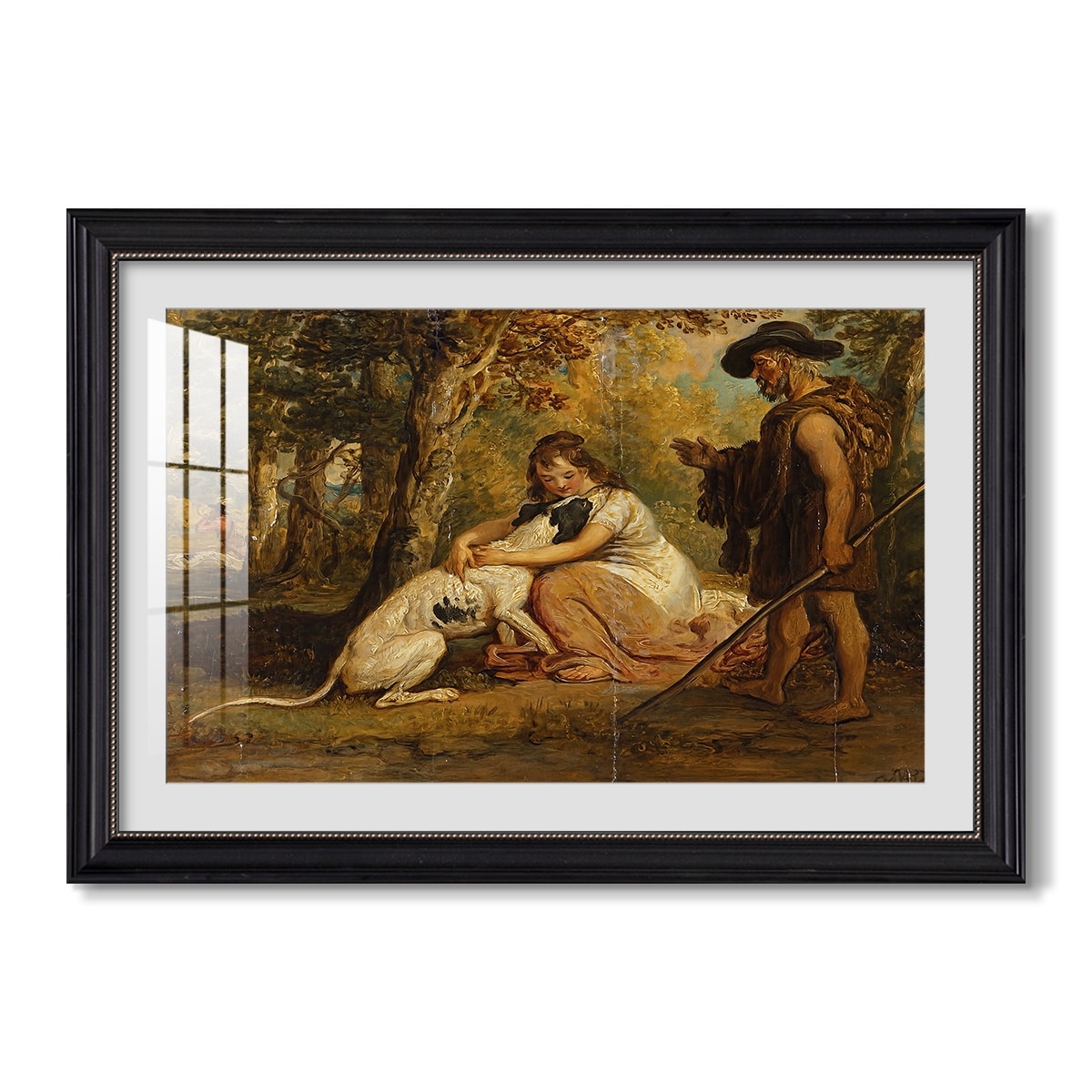 Measure For Measure Or The Biter Bit 1840 James Ward Custom Framed Print