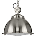 Medal Collection Brushed Nickel One Light Pendant 14.4 X 15 X 15