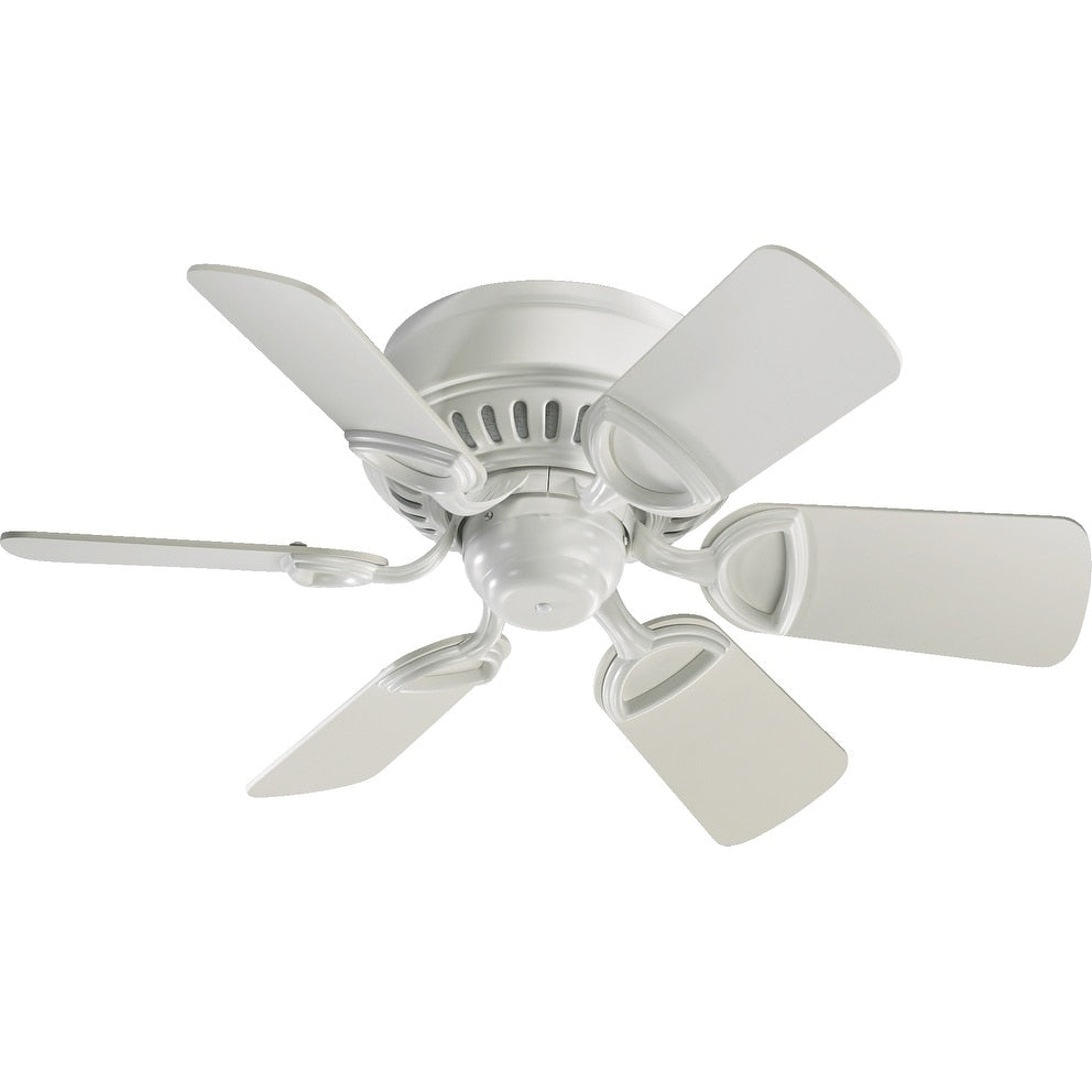 Medallion 30 Traditional 6 Blade Ceiling Fan Studio White