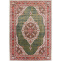 Medallion Vintage Style Floral Distressed Area Rug Home Decor Heat Set