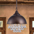 Mediana Antique Bronze 12 Inch 1 Light Dome Pendant