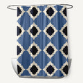 Medina Geometric Print Shower Curtain 71 X 74