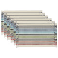 Mediterranean Stripe Fringed Placemat Set Of 6