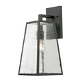 Meditterano 16 High 1 Light Outdoor Sconce Matte Black 16 Inch Tall