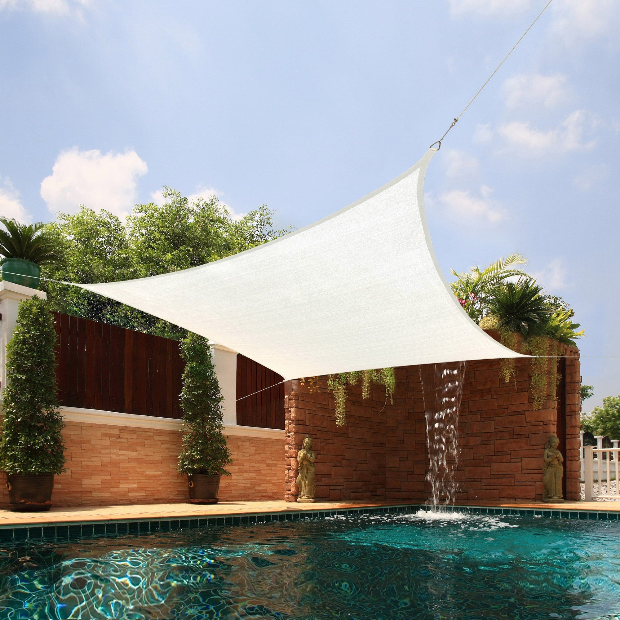 Havenside Home Bayville Medium Square Sail Extra Heavy Fabric Sun Shade