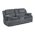 Medora 85 Corduroy Manual Double Reclining Loveseat With Console