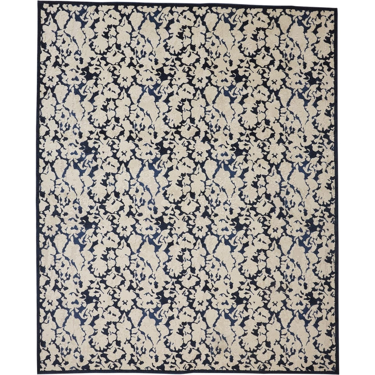 Meera Ivory Blue 4 3 X 6 3 Area Rug