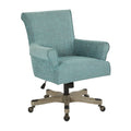 Osp Home Furnishings Megan Office Chair With Grey Wash Wood Base