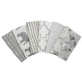 Melange Pick Gray Printed Cotton Collection 400 Thread Count Sheet Set
