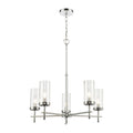 Melinda 25 Inch Wide 5 Light Chandelier In Polished Chrome 25In W