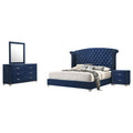 Melody 4 Piece Tufted Upholstered Bedroom Set