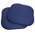 Memory Foam Chair Pad Seat Cushion With Non Slip Backing 16 X16 Navy