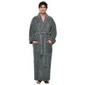 Mens Shawl Fleece Bathrobe Turkish Soft Plush Robe