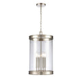 Mendoza 12.75 Wide 4 Light Pendant Polished Nickel 12.75In W X 12.75In D X 22.75In H