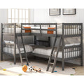 Merax L Shaped Twin Size Bunk Bed