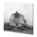 Mercana Barn House In Wind Ii 41 X 41 Made To Order Canvas Art