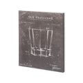 Mercana Barware Blueprint I 30 X 37 Made To Order Canvas Art