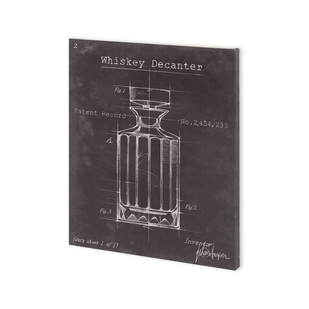 Mercana Barware Blueprint Vii 30 X 37 Made To Order Canvas Art