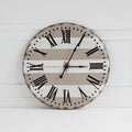Mercana Belton Tan Metal Clock