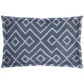 Boswell Iii 14 X 26 Blue Diamond Patterned Pillow Cover