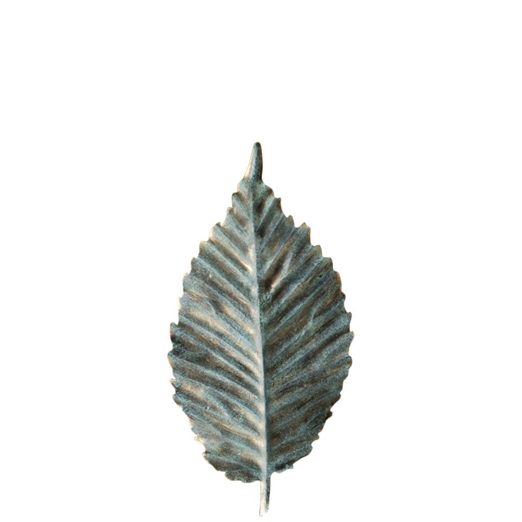 Mercana Mercana Brattea Small Green Metal Leaf Accent Piece