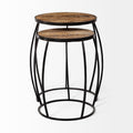 Mercana Clapp Iv Set Of 2 Wooden Nesting Accent Table