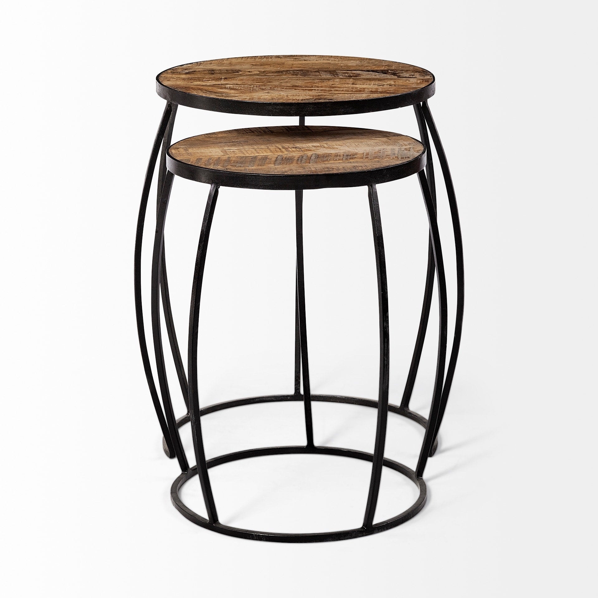 Mercana Clapp Iv Set Of 2 Wooden Nesting Accent Table