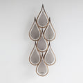 Mercana Edidon Grey Metal Candle Holder