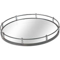 Kimbel Silver Metal Tray Small