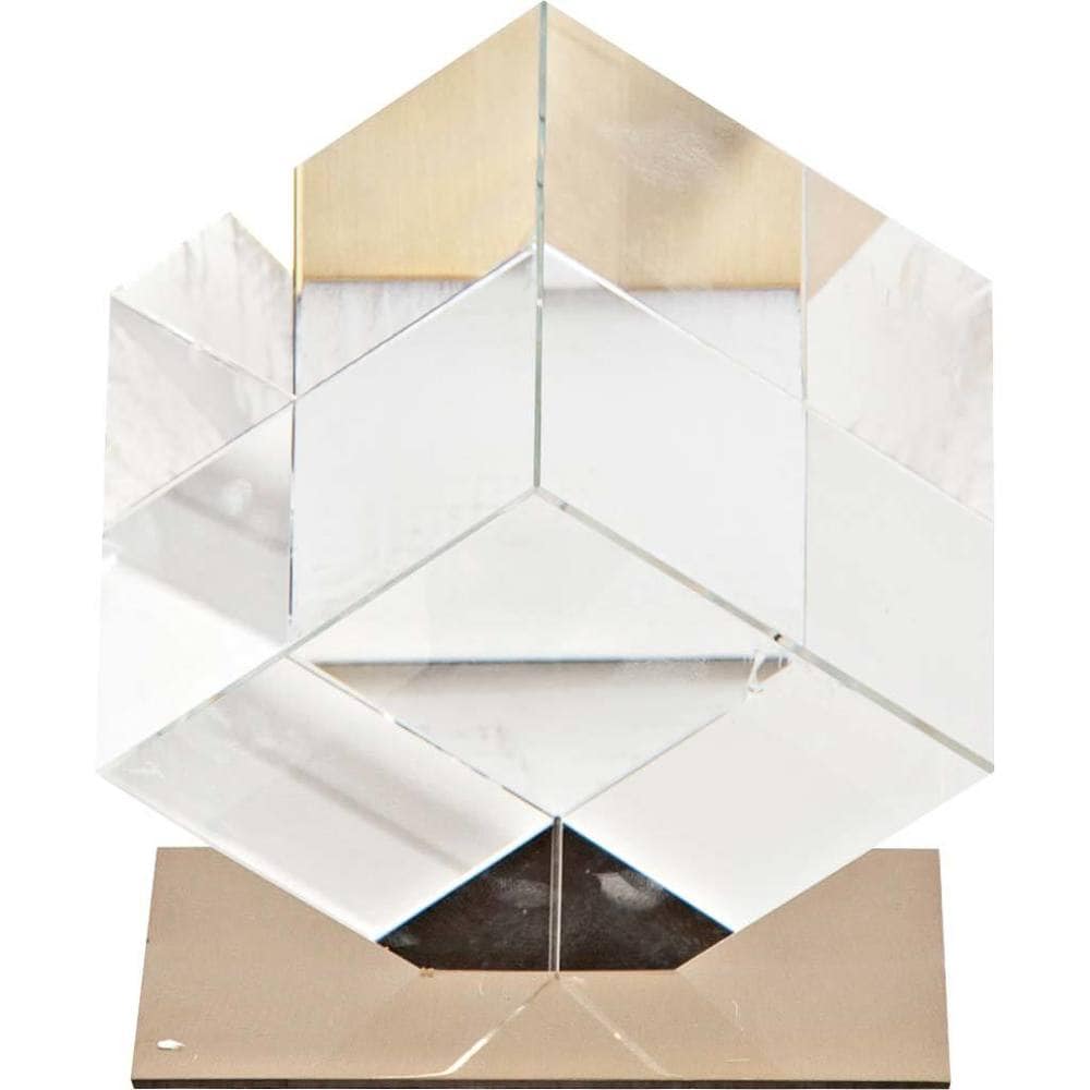 Lareina Ii Transparent Glass Accent Piece 5.0L X 5.0W X 6.0H