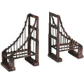Mercana Mercana Suspension Bridge Black Metal Bookends Set Of 2
